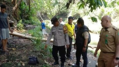 Pemancing Temukan Mayat Bayi Usia 1 Hari Mengapung di Sungai Brantas Dinoyo Malang, Tali Pusar Masih Menempel