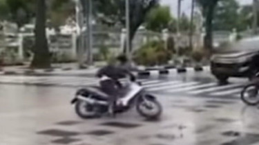 Viral Simpang Jalan Sudirman Medan Dikeramik, Banyak Motor Berjatuhan, Ini Komentar Bobby