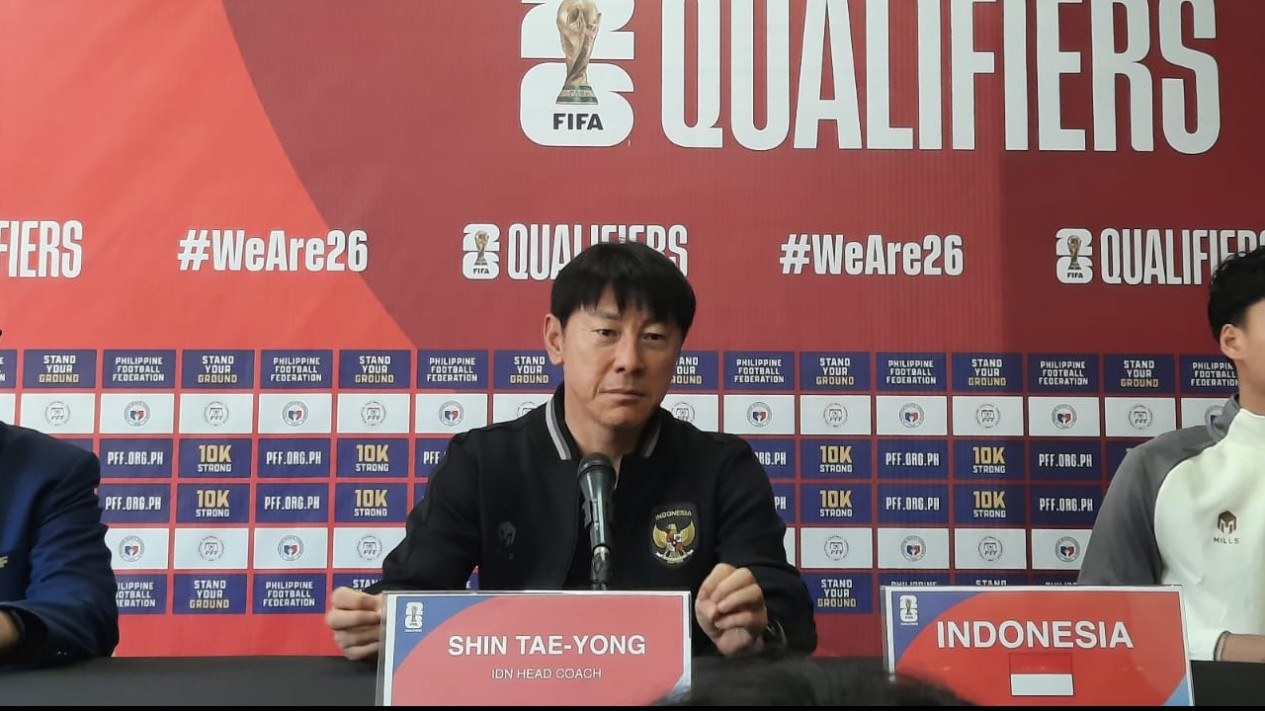 Shin Tae-yong Jelaskan 3 Penyebab Timnas Indonesia Melempem Lawan Filipina
            - galeri foto