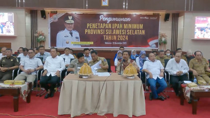 Tok…UMP Sulsel 2024 Naik 1,45%, Buruh Tuntut Naik 7,14 %