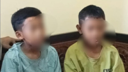 Viral! Dua Bocah Asal Sampang Nekat ke Jakarta Pakai Sepeda Motor, Sampai di Jawa Tengah Diamankan Polisi