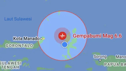 Halmahera Barat Diguncang Gempa 6,6 Magnitudo