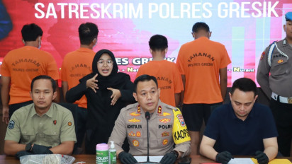 Pasca Kerusuhan, Delapan Oknum Suporter Ultras Gresik Ditangkap dan Dijadikan Tersangka