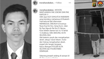Alat Kelamin Aldi Sahilatua Nababan Rusak, Keluarga Curiga Mahasiswa Itu Dibunuh, Begini Keterangan Polisi