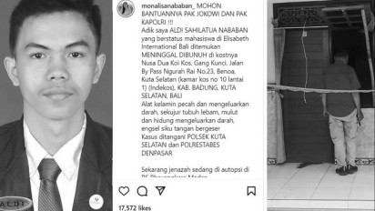 Tragis! Diduga Jadi Korban Pembunuhan, Mahasiswa Asal Medan Ditemukan dalam Kondisi Mengenaskan di Kamar Kosnya di Bali