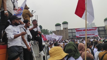 APDESI Klaim Ada 20 Ribu Pendemo di Depan Gedung DPR Hari ini