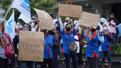 Kecewa Berat UMP Jateng Naik Hanya 4,02 Persen, Buruh Akan Gelar Aksi Mogok Nasional