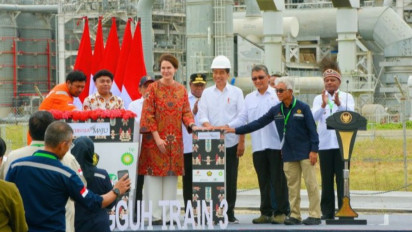 PSN Tangguh Train 3 Diresmikan Presiden Jokowi