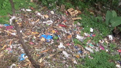 Viral Tumpukan Sampah Rawan Longsor dan Ancam Sumbat Kali Cipakancilan di Cibogor Kota Bogor