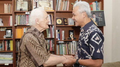 Temui Romo Magnis, Ganjar Pranowo Diskusi soal Etika dan Moral Politik