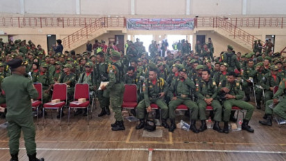 Ribuan Anggota Linmas di Kabupaten Semarang Disiapkan Amankan Pemilu 2024