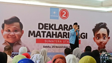 Gandeng Jaringan Muhammadiyah, Matahari Pagi Sumut Deklarasi Dukung Prabowo Gibran di Pilpres 2024