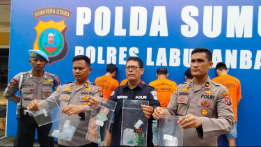 Raja Karaoke Rantauprapat Digerebek, 4 Pengedar Pil Ekstasi dan Pemilik Karaoke di Ditangkap Polres Labuhanbatu