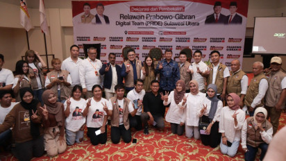 Relawan Digital Optimis Menangkan Prabowo-Gibran di Sulawesi Utara
