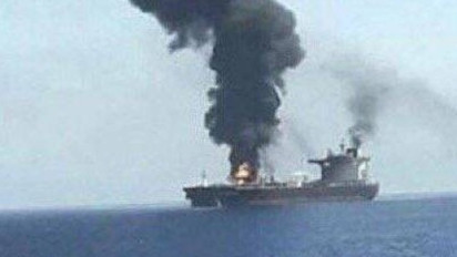 Detik Detik Kapal Kargo Milik Miliarder Israel Dihantam Drone  Shahed-136 Kamikaze Milik Iran di Samudera Hindia