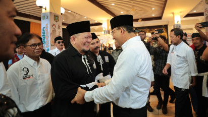 Dihadiri Anies Baswedan, Ribuan Pendekar PSHT se Jatim Gelar Deklarasi Pemilu Damai di Madiun