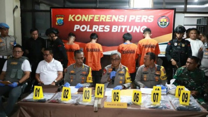 Polisi Tahan 7 Pelaku Bentrok di Bitung