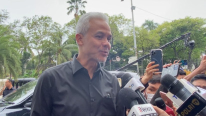 Hadiri Deklarasi Kampanye Damai Pemilu 2024, Ganjar-Mahfud Bawa Supporter ke KPU