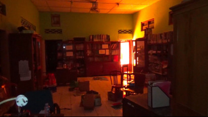 Gedung SMP Negeri 1 Ceper Klaten Terbakar, Diduga Korsleting Listrik