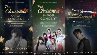 We All Are One Pre-Christmas K-pop Concert Lets Love Indonesia Digelar Minggu Ini, Chen EXO hingga Secret Number Tunggu Kehadiran Fans