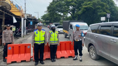Banjir di Pantura Semarang, Polres Demak Imbau Kendaraan dari Arah Demak Lewati Jalur Alternatif