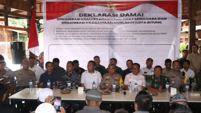 Seluruh Elemen Masyarakat Deklarasi Ciptakan Bitung Damai