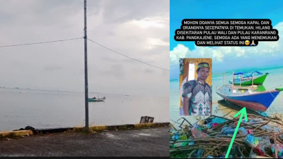 Tengah Hujan Lebat, Nelayan Asal Pangkep Dilaporkan Hilang Selama 2 Hari