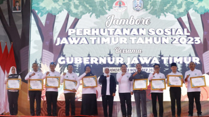 Buka Jambore Perhutanan Sosial Jatim 2023, Gubernur Khofifah Apresiasi Peran KUPS, KTH, dan LMDH terhadap Capaian Sektor Kehutanan Jatim