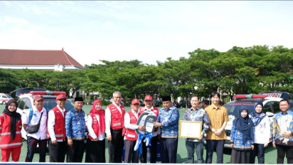 Bantu Pelayanan Kesehatan Masyarakat, HMMI Donasikan 2 Unit Mobil untuk Ambulans dan Donor Darah 