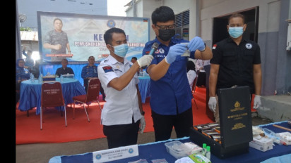 BNNP Sulbar Musnahkan 5 Ball Sabu, Sementara Tersangka Kabur Dari Tahanan