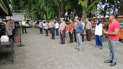 Kapolsek Tenggilis Mejoyo Surabaya Sosialisasikan Netralitas Polri dalam Pilpres 2024