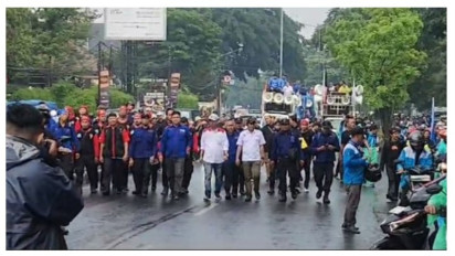 Rekomendasi Kenaikan UMK Ditolak Pj Gubernur Jabar, Ribuan Buruh Berencana Blokade Gerbang Tol Pasteur