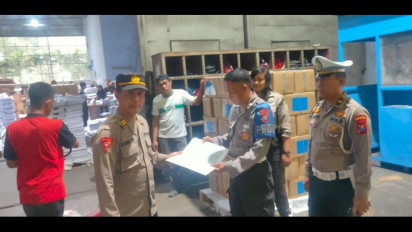 Aparat Polres Gresik Jaga Ketat Lokasi PT Temprina Wringinanom, Ada Apa?