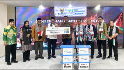 Dirut BPJS Ketenagakerjaan Serahkan Bantuan untuk Palestina Melalui Baznas: Bentuk Peduli Kemanusiaan Internasional
