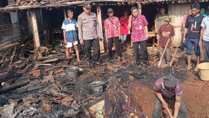 Ditinggal Tidur Pemilik, Kandang Sapi di Kab.Semarang Ludes Terbakar, Satu Ternak Mati Terpanggang