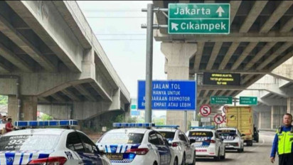 Akibat Demo Buruh, Jasa Marga Sempat Buka Tutup Akses Tol Jakarta-Cikampek