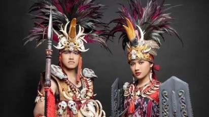 Viral Baju Adat Kawasaran Minahasa Digunakan Laskar Manguni, Ternyata Pernah Dipakai Anak dan Mantu Jokowi