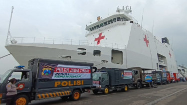 KRI dr Radjiman Wedyodiningrat-992 Siap Berangkat Misi Kemanusiaan ke Dekat Gaza