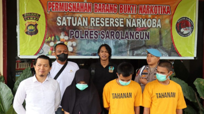 Jadi Kurir Narkoba, Janda Beranak Dua Terancam Hukuman Mati di Sarolangun