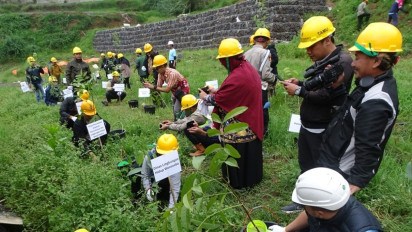 Lahan Dataran Tinggi Dieng Kritis Akibat Alih Fungsi Hutan, Geodipa Tanam 2 Ribu Pohon Keras