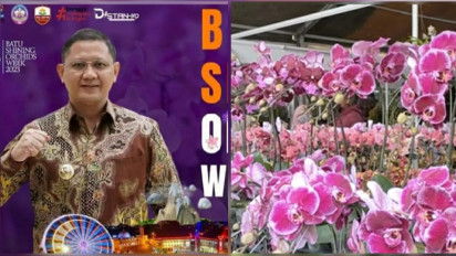 Batu Shining Orchid Week 2023, Tampilkan Pameran Anggrek Skala Nasional