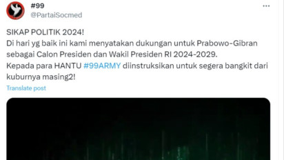 Viral, PartaiSocmed Nyatakan Dukungan untuk Prabowo-Gibran dan Siap Perangi Hoaks