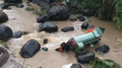 Rem Rusak, Selep Jagung Keliling di Ponorogo Terjungkal ke Sungai, Operator Tewas