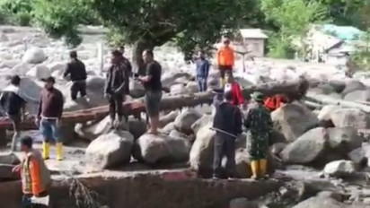 Banjir Bandang di Humbahas, Satu Orang Ditemukan Tewas, 11 Orang Hilang, 16 Rumah Rata dengan Tanah