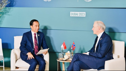 Bertemu PM Norwegia, Presiden Jokowi Bahas Deforestasi dan Keadilan Informasi