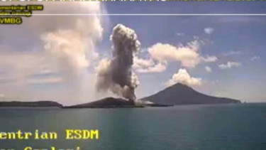 Dentuman Keras Iringi Erupsi Gunung Anak Krakatau, Begini Penjelasan BNPB