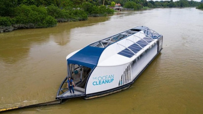 Kapal Sampah Coldplay Uji Coba Operasi di Cisadane, Ternyata Bukan Kampanye LGBT Justru Sukses Gaungkan Aktivitas Ramah Lingkungan