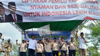 Sebanyak 1.200 Petani Bawang Beri Dukungan Paspon Prabowo-Gibran: Kami Yakin Kesejahteraan Akan Diutamakan.