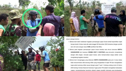Sempat Viral, Ngamuk Rusak Papan Bicara Milik Warga, Oknum Anggota TNI akan Dilapor ke Danpomdan XIV Hasanuddin