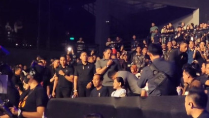 Jokowi-Iriana Nonton Konser Noah, Semua Personel Makin Semangat Manggung